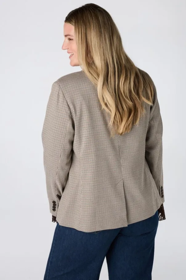 Blazer à carreaux