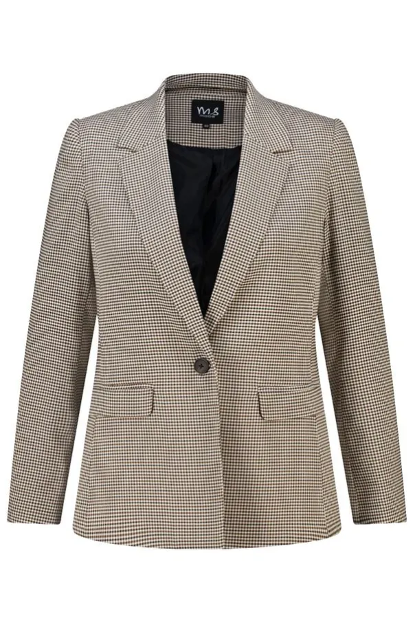 Blazer à carreaux