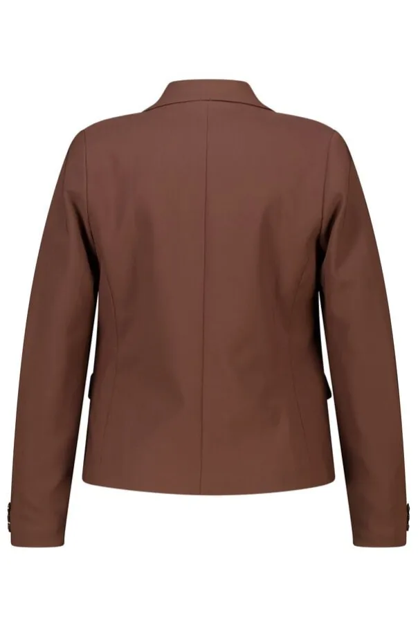 Blazer courte à manches plissées