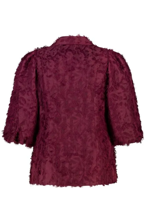 Blazer à manches bouffantes