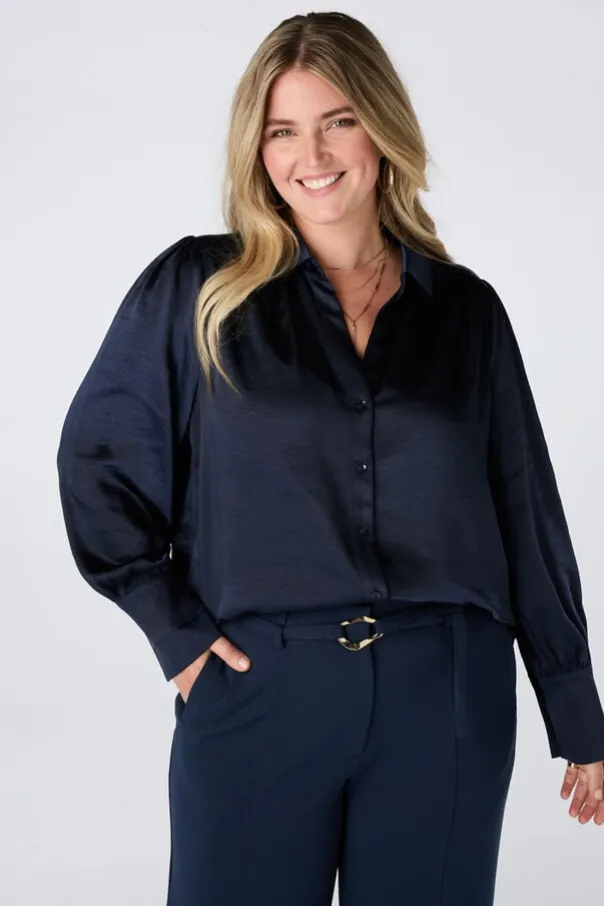 Blouse aspect satin