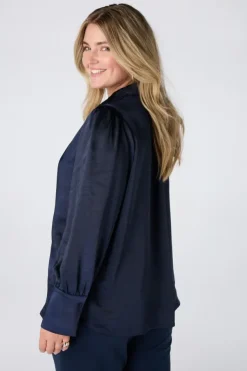 Blouse aspect satin