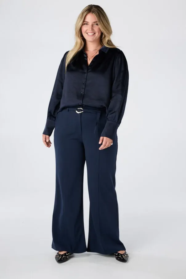 Blouse aspect satin