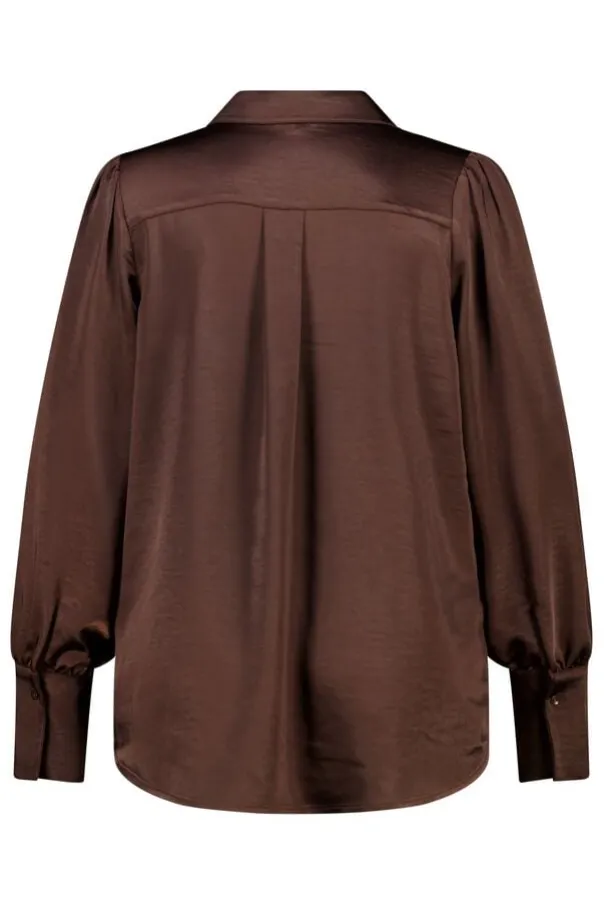 Blouse aspect satin