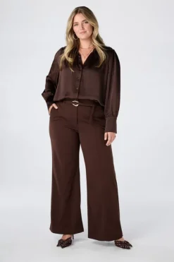Blouse aspect satin