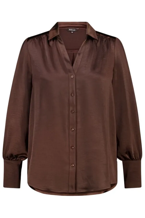 Blouse aspect satin