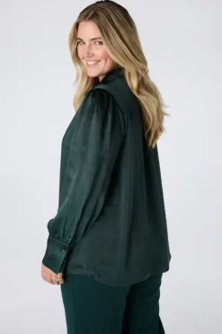 Blouse aspect satin