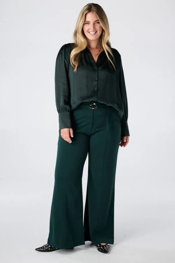 Blouse aspect satin