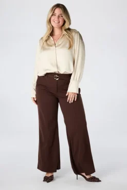 Blouse aspect satin