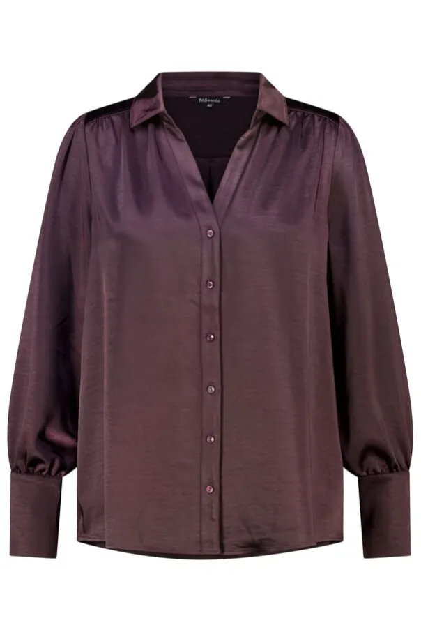 Blouse aspect satin