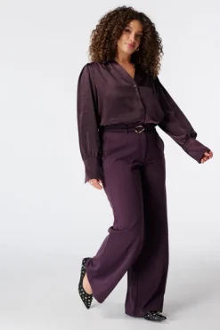 Blouse aspect satin
