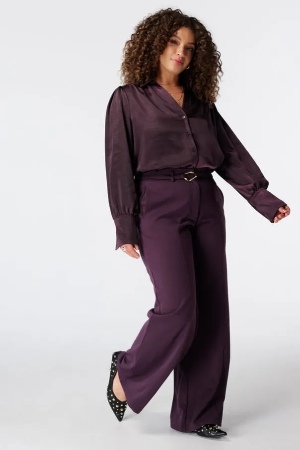 Blouse aspect satin