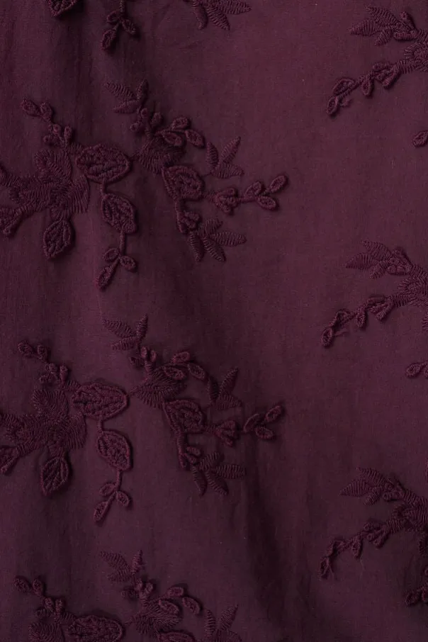 Blouse avec broderies