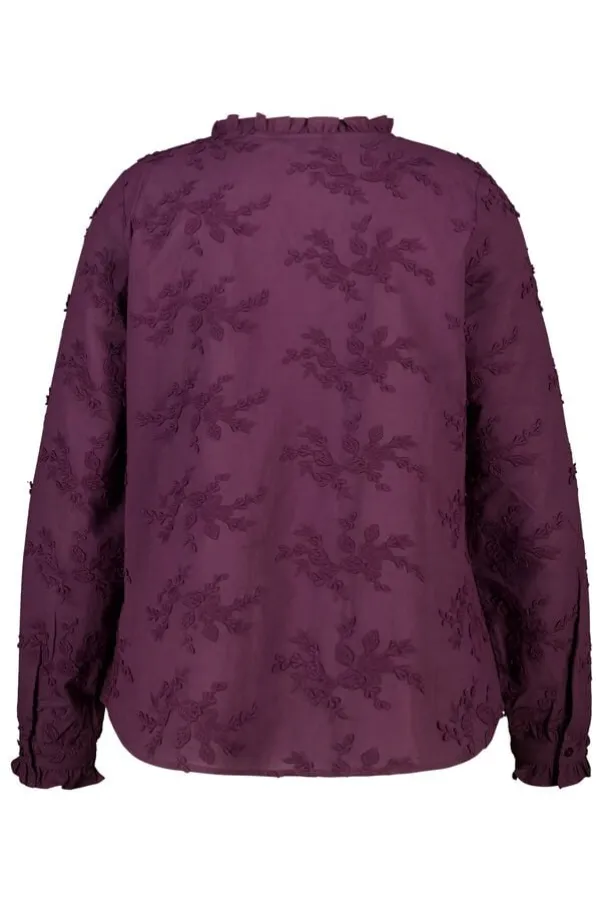 Blouse avec broderies