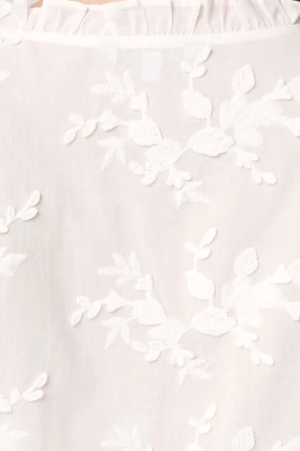 Blouse avec broderies