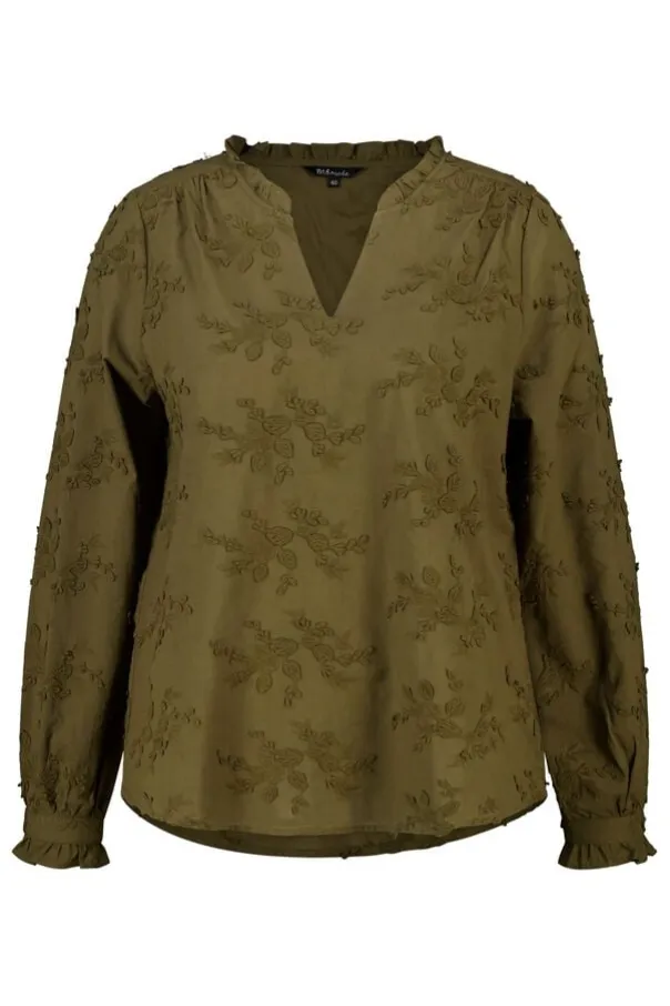Blouse avec broderies