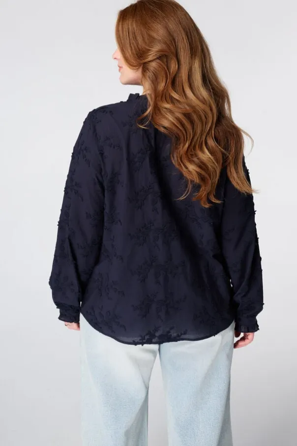 Blouse avec broderies