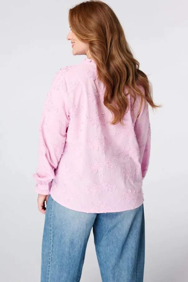 Blouse avec broderies