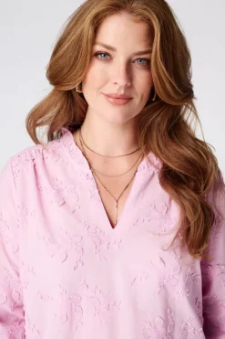Blouse avec broderies