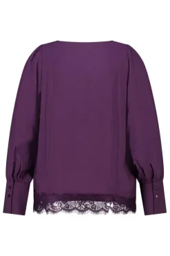 Blouse avec détails en dentelle