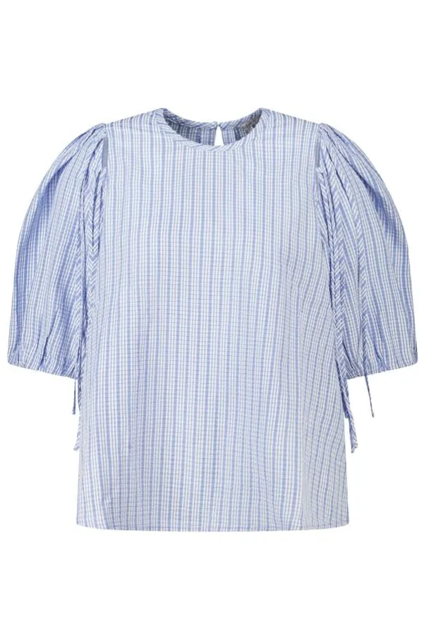 Blouse avec manches bouffantes
