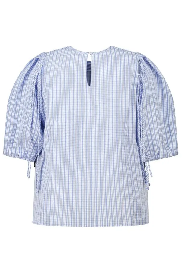 Blouse avec manches bouffantes