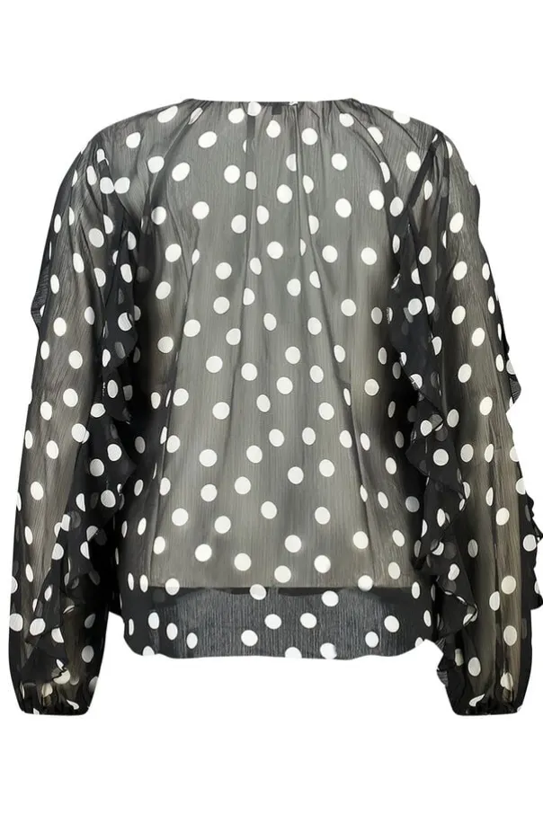 Blouse avec volants