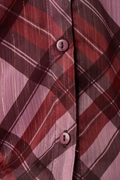 Blouse à carreaux
