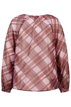 Blouse à carreaux
