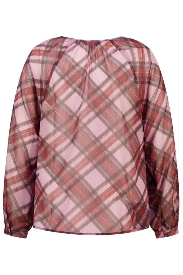 Blouse à carreaux