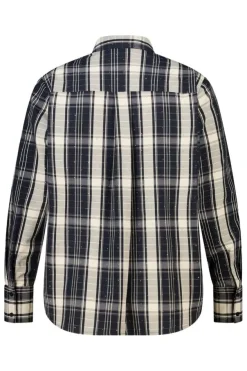 Blouse à carreaux avec strass