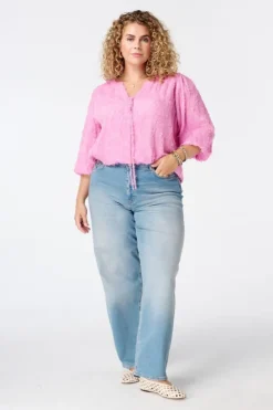 Blouse à col en V