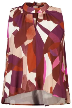 Blouse à col montant