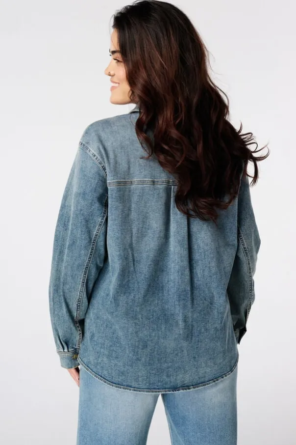 Blouse en denim