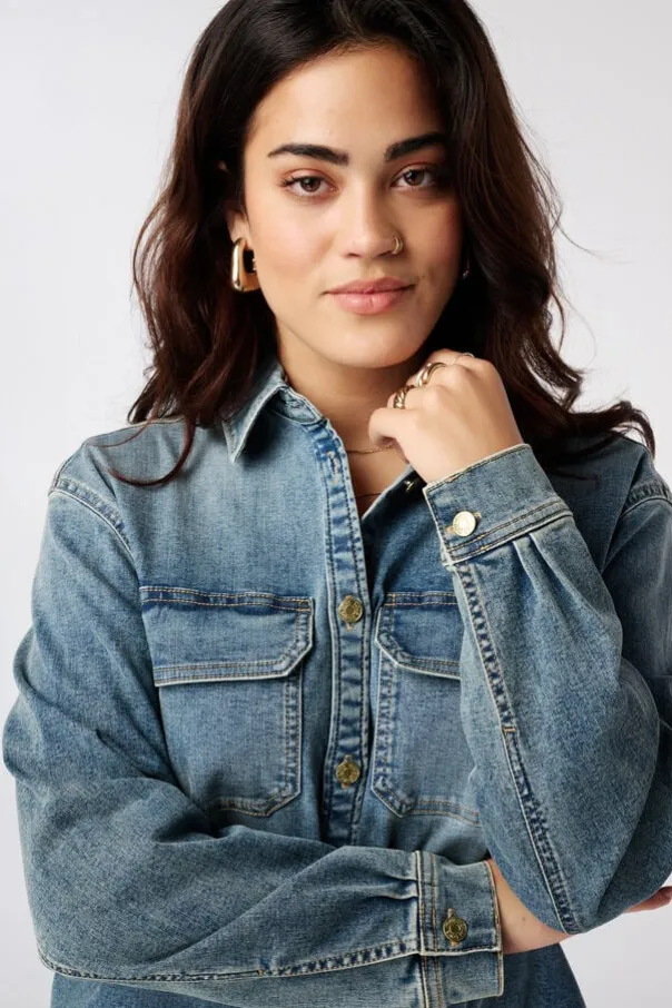 Blouse en denim