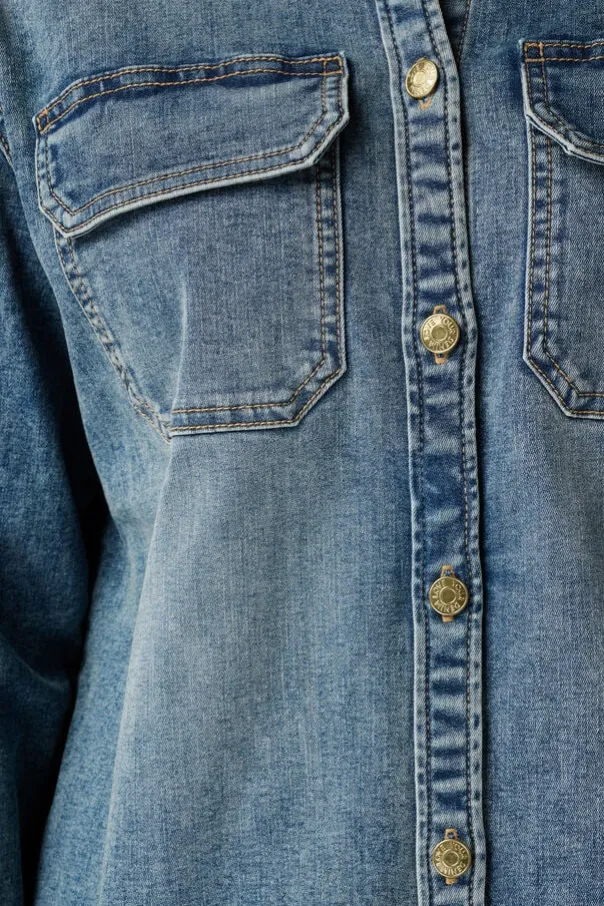 Blouse en denim