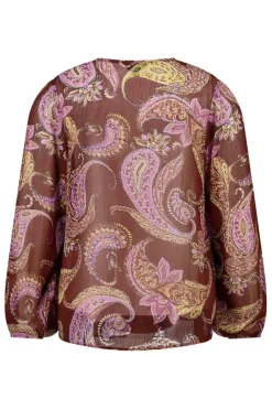 Blouse à imprimé cachemire