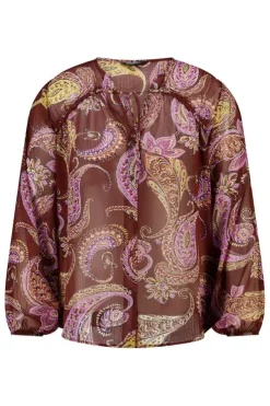 Blouse à imprimé cachemire