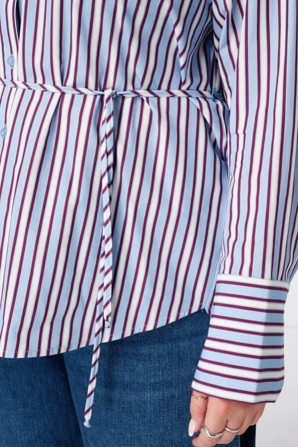 Blouse longue rayée