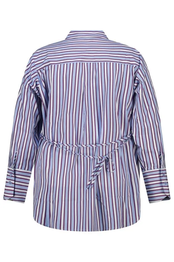 Blouse longue rayée
