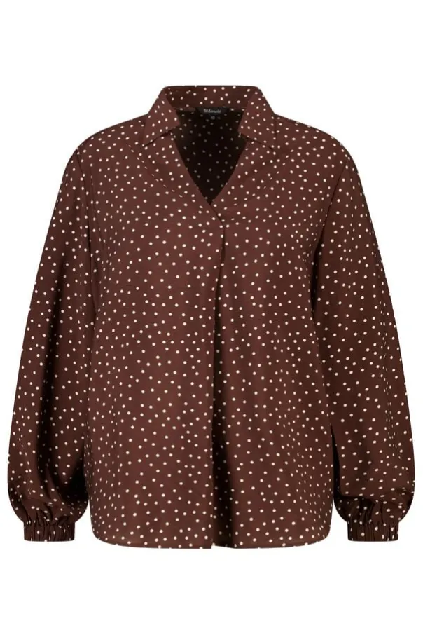 Blouse à pois