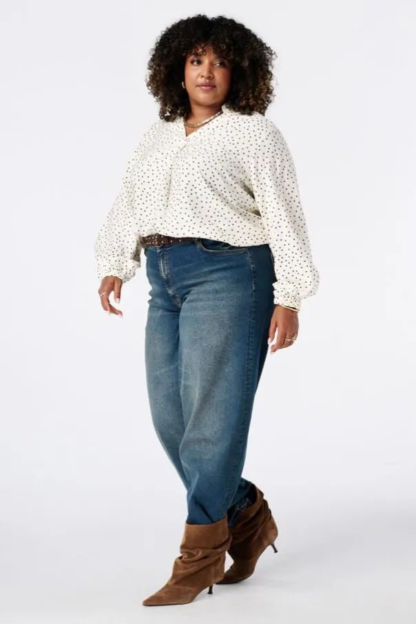 Blouse à pois