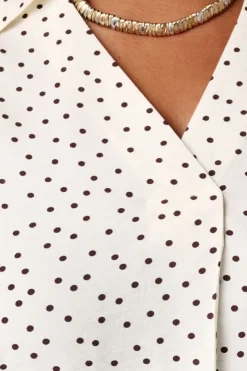 Blouse à pois