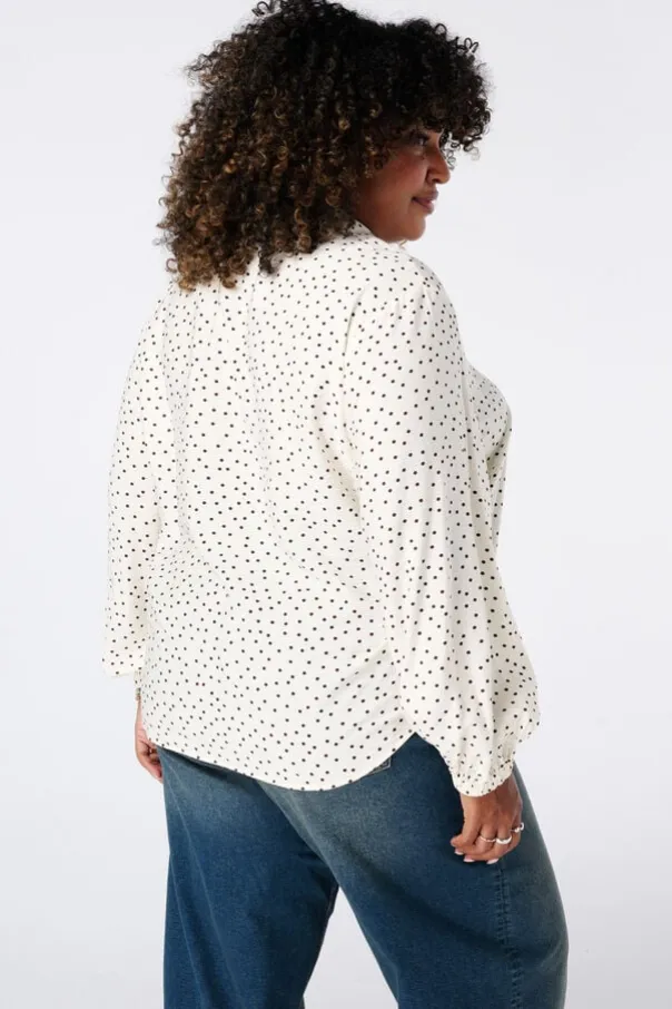 Blouse à pois