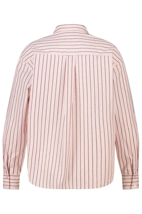 Blouse rayée avec strass