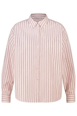 Blouse rayée avec strass