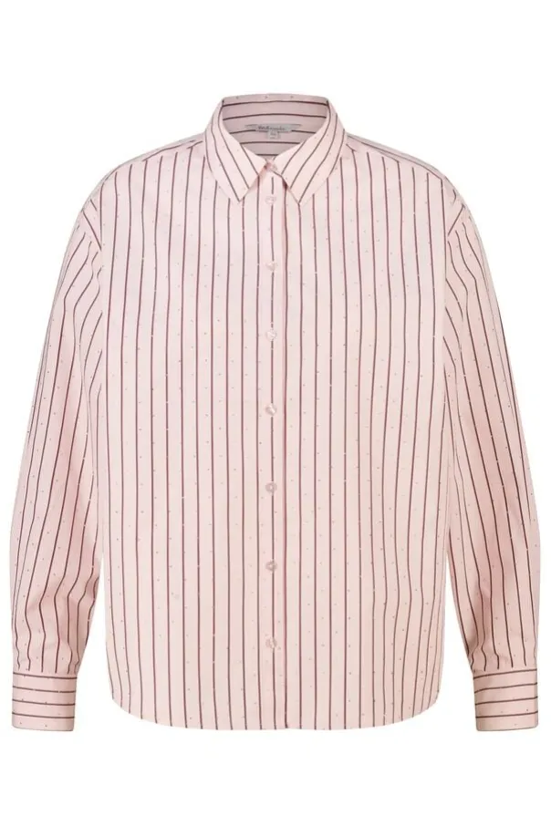 Blouse rayée avec strass