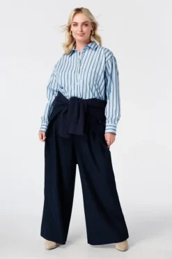 Blouse rayée coupe ballon