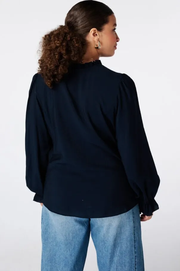 Blouse à volants
