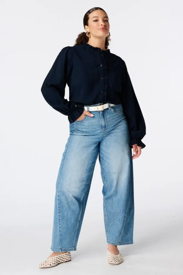 Blouse à volants